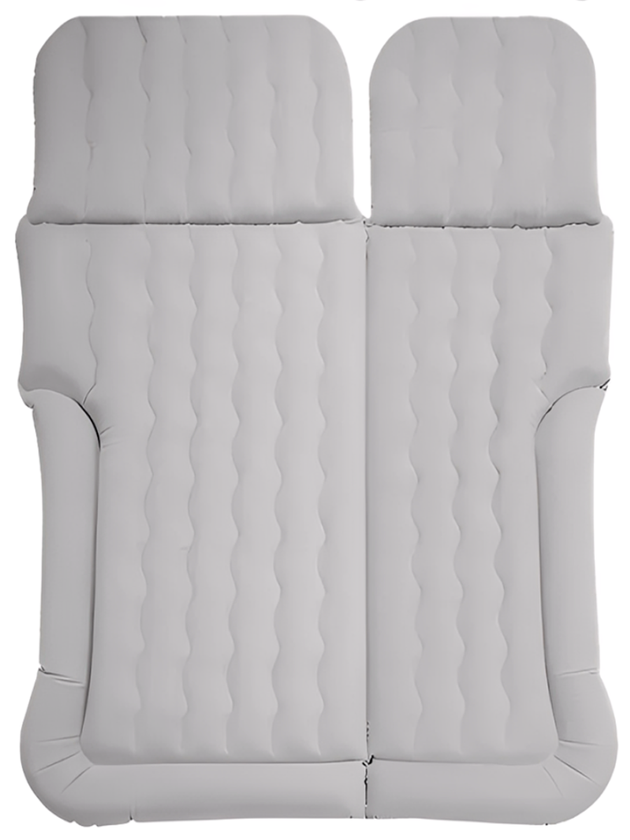 Купить CARCAM Inflatable Auto Airbed, Two Pillows, Auto Air Pump, Repair Kit, 175x155 cm. (CCMTE134) Gray