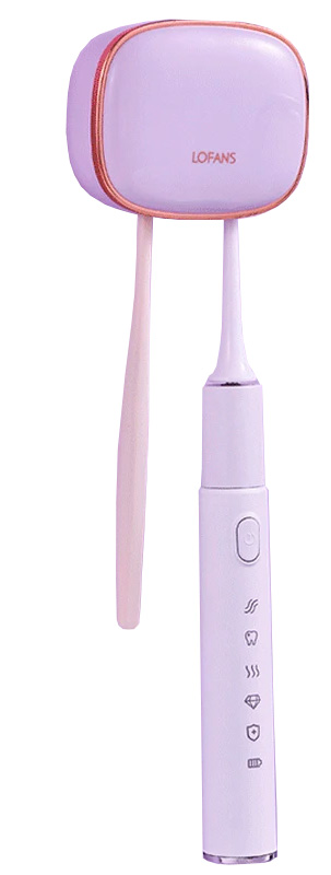 Купить Xiaomi Lofans Portable Sterilization Toothbrush Holder S7 Purple