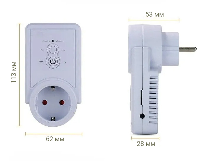 Купить Умная GSM розетка с датчиком температуры Waytronic GSM Smart Plug WT-C21