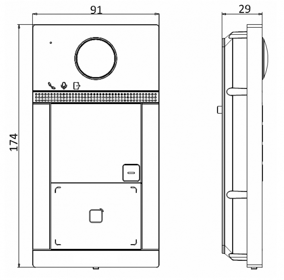 Купить HiWatch VDP-D4211W