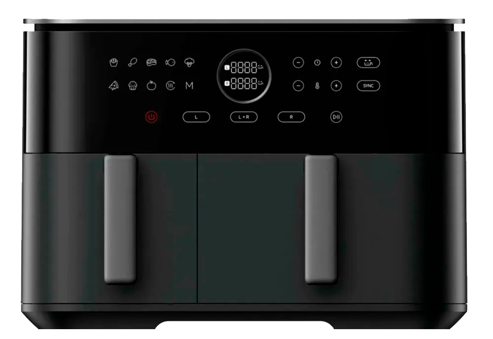 Купить Xiaomi Dual Zone Air Fryer 10L EU (MAF-D1001) Black