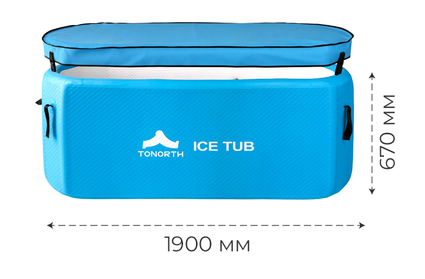 Купить Tonorth Inflatable Ice Tub 190x76x67cm 668L (TS-LCP04) Blue