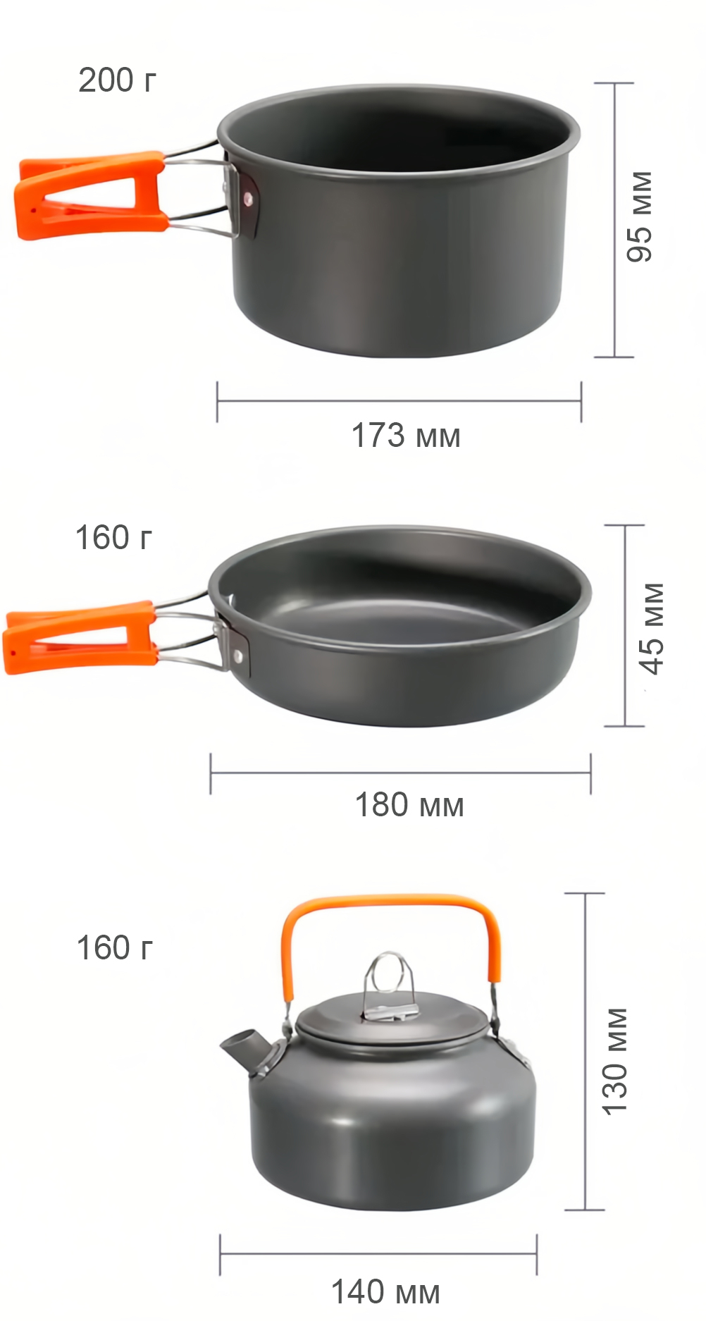 Купить MirСamping Cooking Set (SK-328)