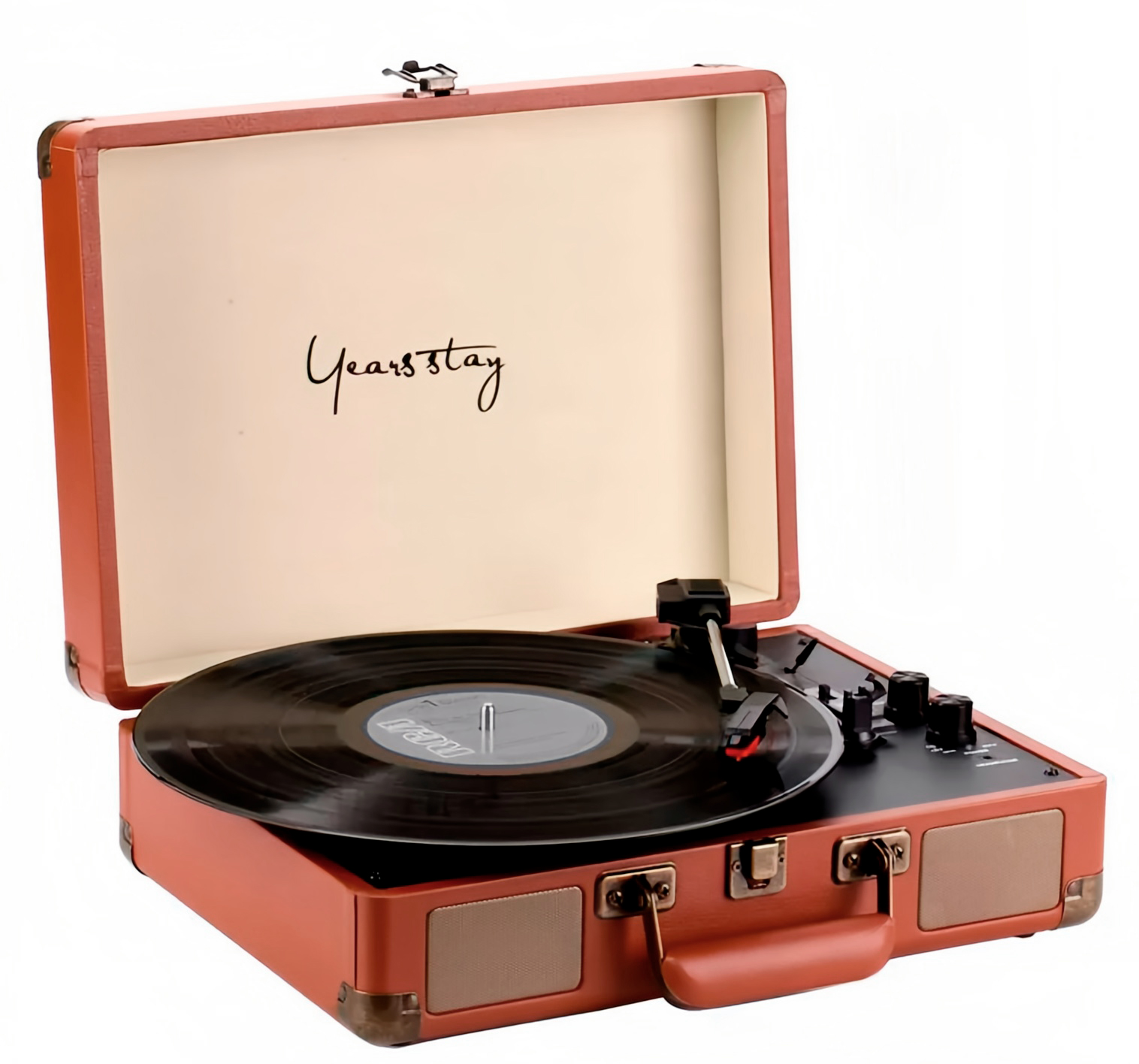 Купить Years Stay Vinyl Record Player In Suitcase (HY-T01) Brown