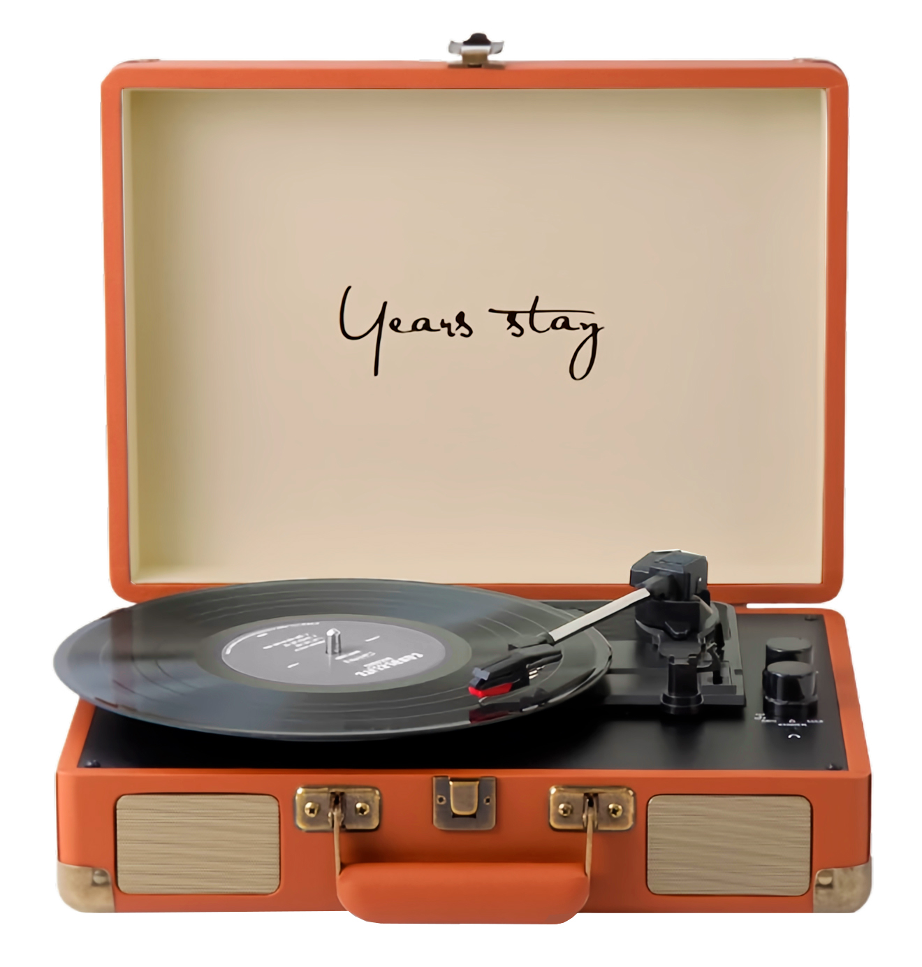 Купить Years Stay Vinyl Record Player In Suitcase (HY-T01) Brown
