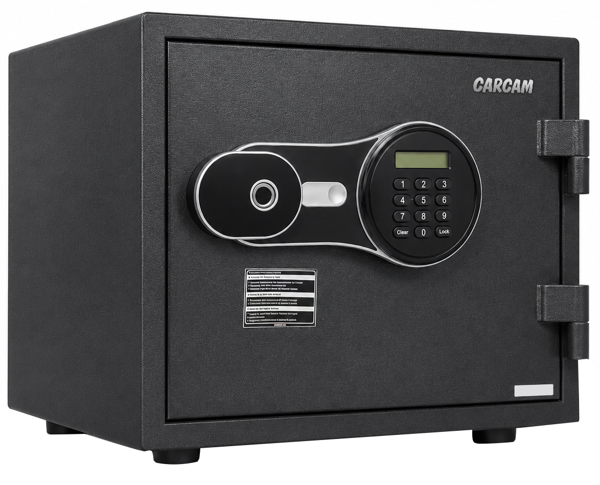 Купить CARCAM Smart Fingerprint Fireproof Safe Box (CC350EDP) Black
