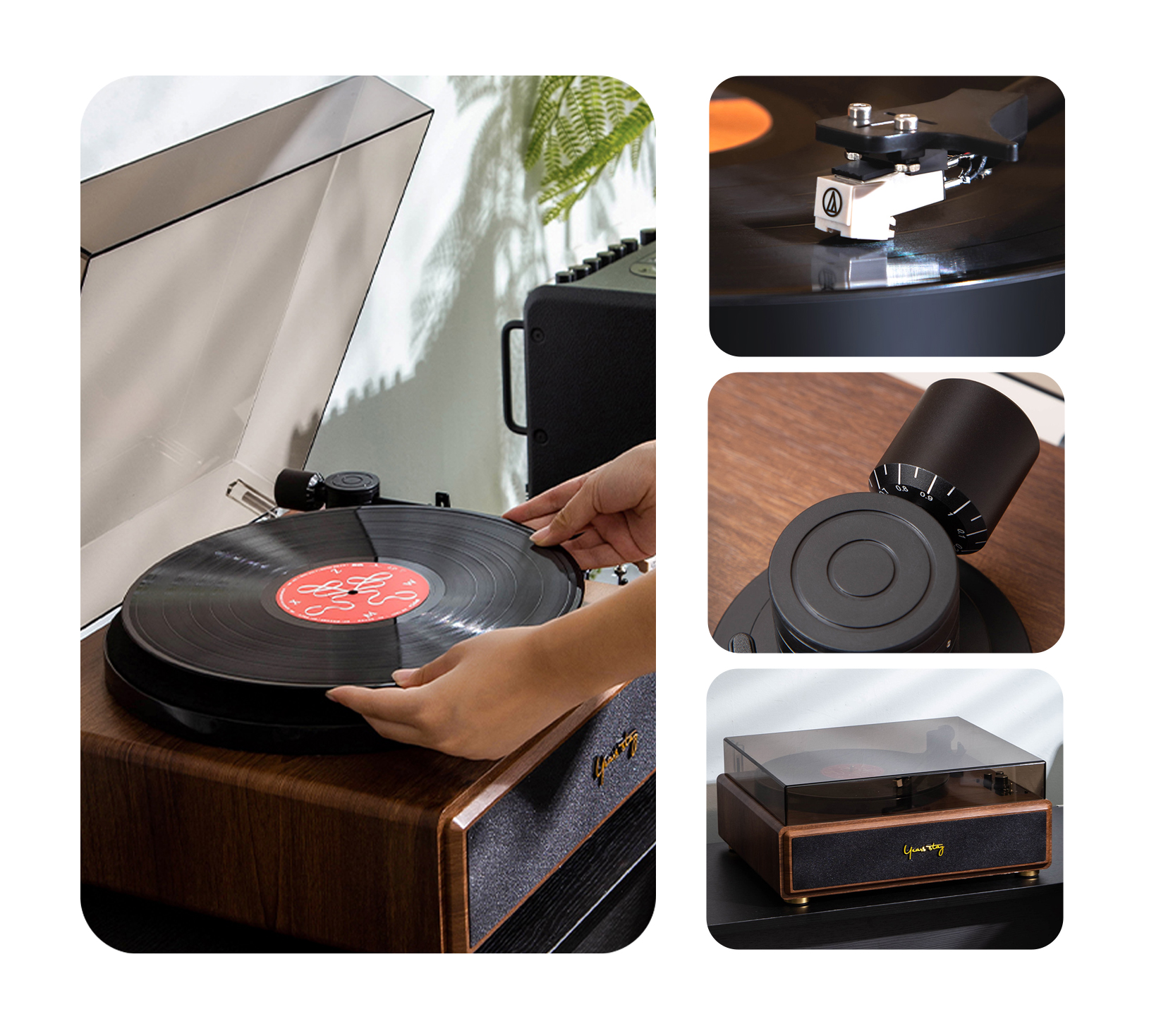 Купить Years Stay Vinyl Record Player (HY-T18) Wood