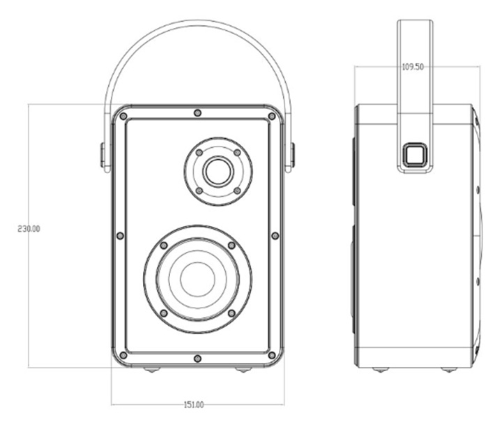 Купить Xiaomi Binnifa Portable Atmosphere Light Bluetooth Audio Single Unit (R12)