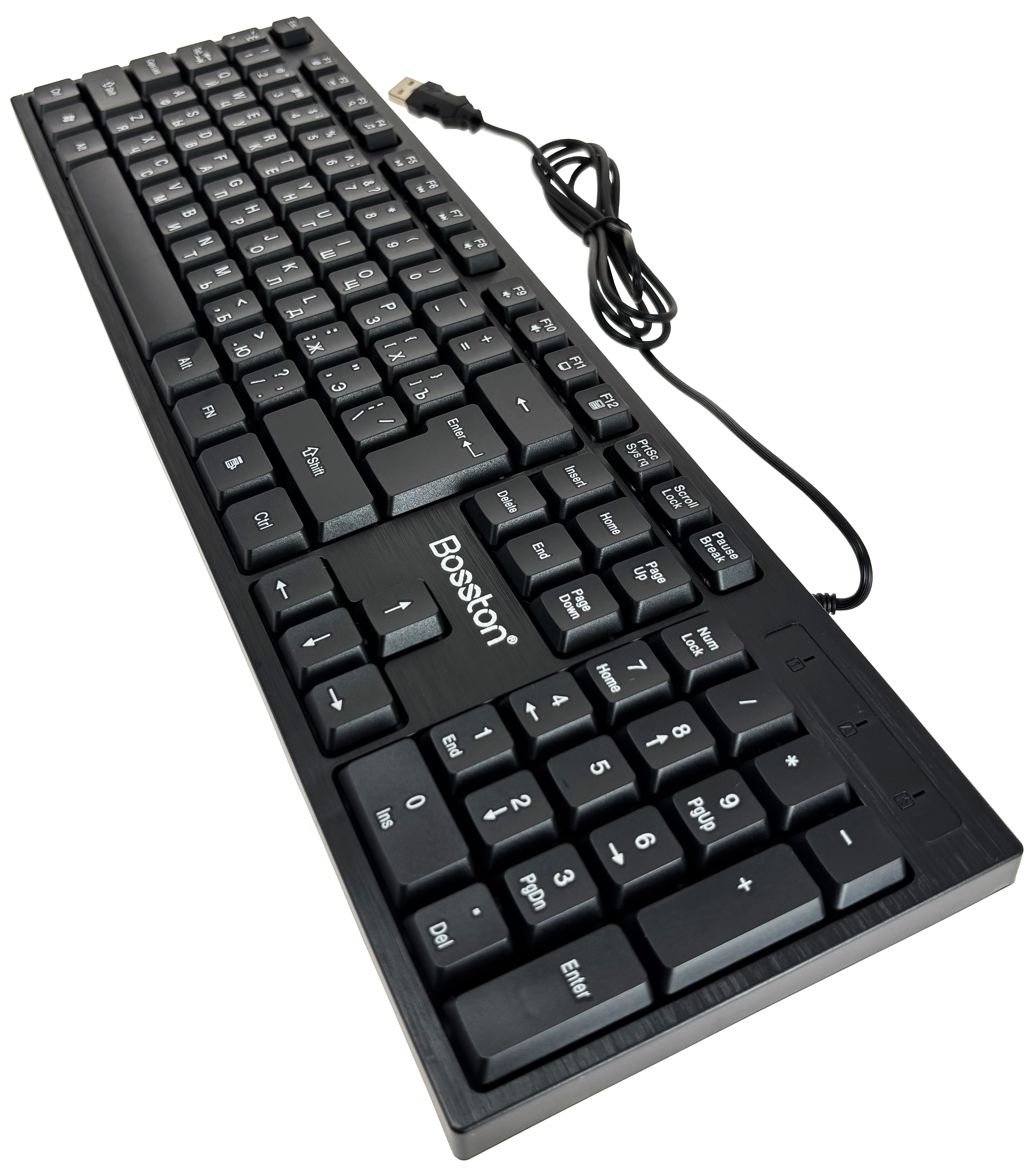 Купить Bosston Wired Office Keyboard (K870) Black