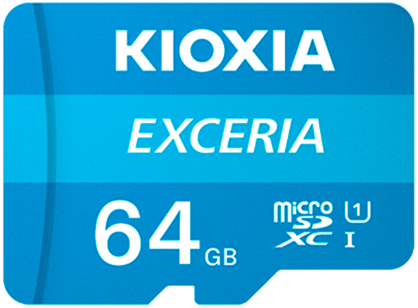 Купить KIOXIA EXCERIA ExtremeSpeed microSDXC UHS-I 64 GB U1 (LMEX1L064GC4)