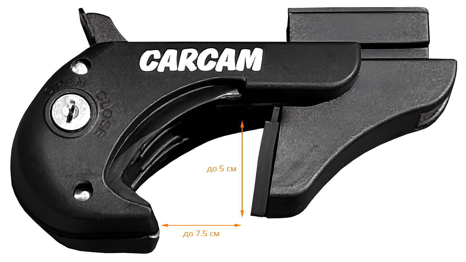 Купить Багажник на рейлинги CARCAM ROOF RAIL 1350 мм 3 поперечины (CC8706) Silver