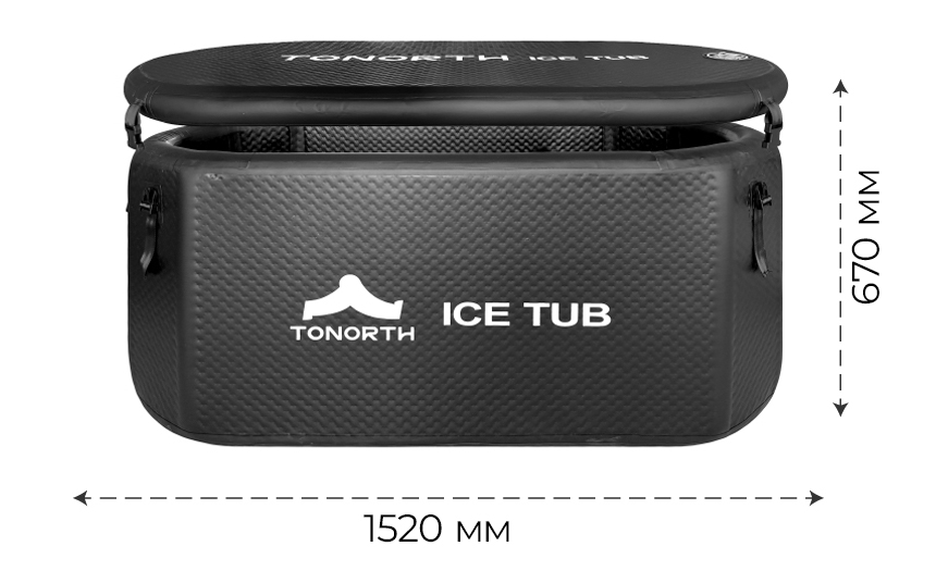Купить Tonorth Inflatable Ice Tub 152x76x67cm 522L (TS-HCP04) Black