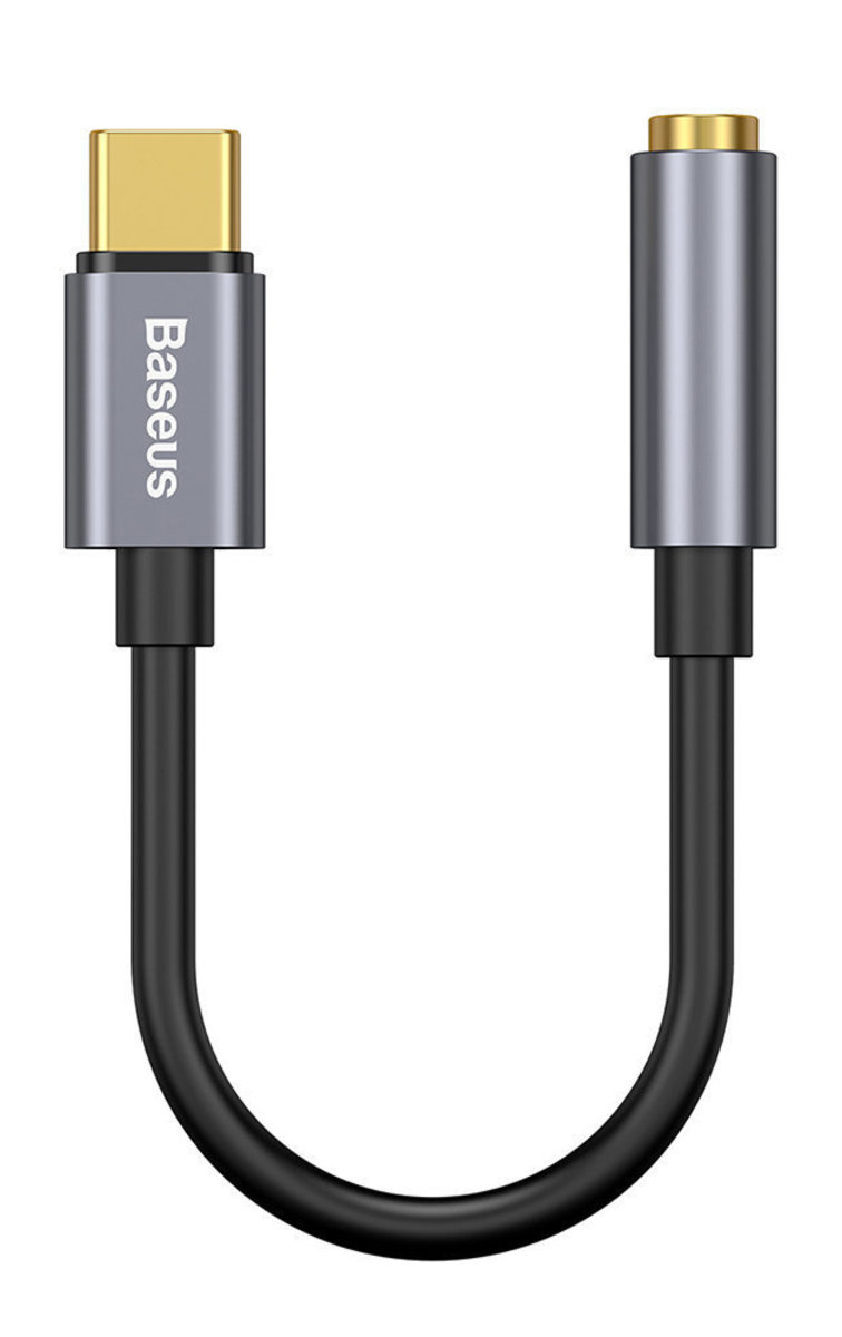 Купить Baseus Type-C Male to 3.5mm Female Adapter L54 Gary (CATL54-0G)
