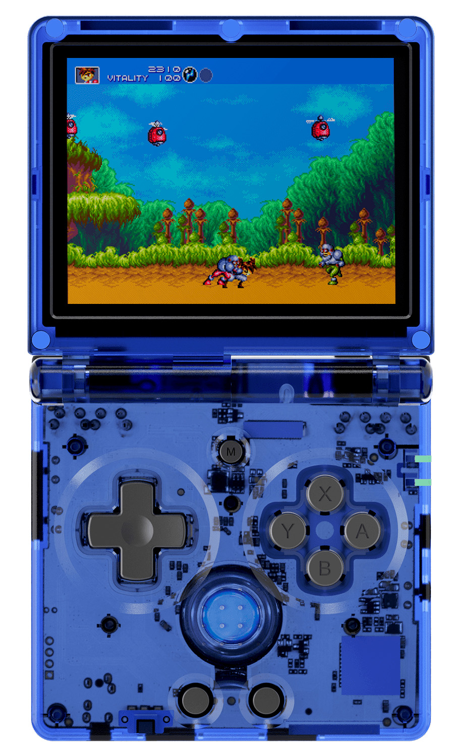 Купить Anbernic Portable Game Console RG35XXSP Blue Transparent