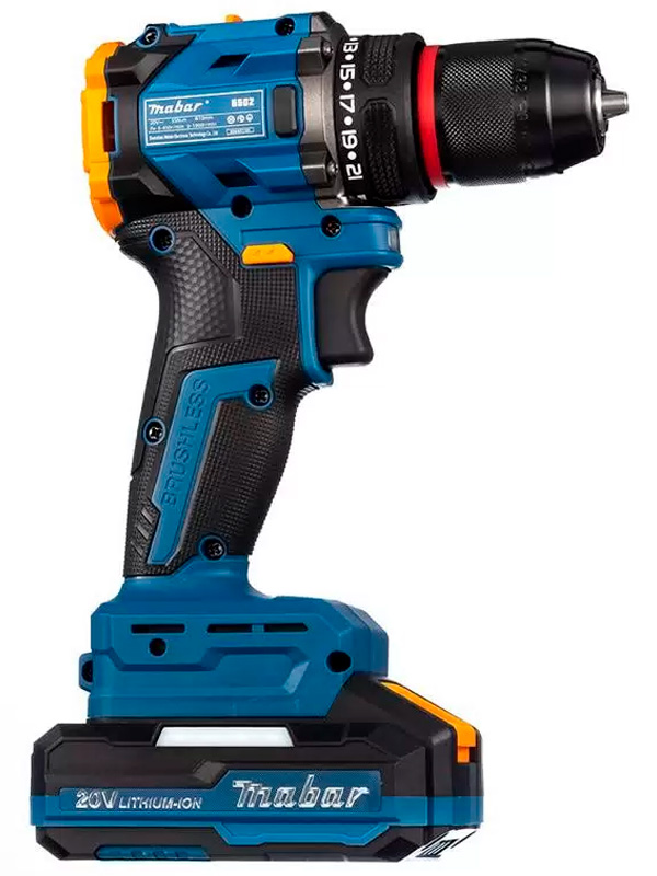 Купить MABAR 5502-2.0 Аккумуляторная бесщёточная ударная дрель-шуруповёрт