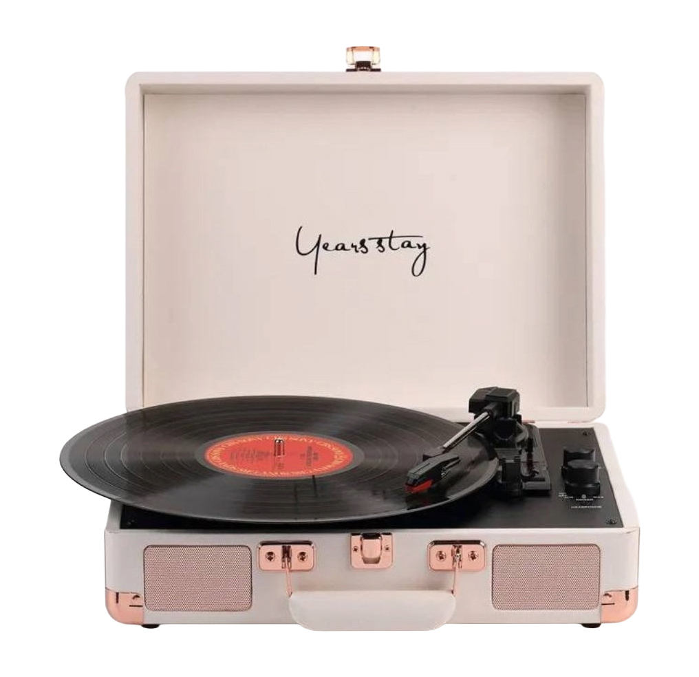 Купить Years Stay Vinyl Record Player In Suitcase (HY-T01) Rose Gold