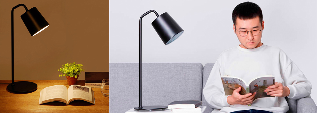 Xiaomi Yeelight Minimalist E27 Desk Lamp удобная высота и угол наклона