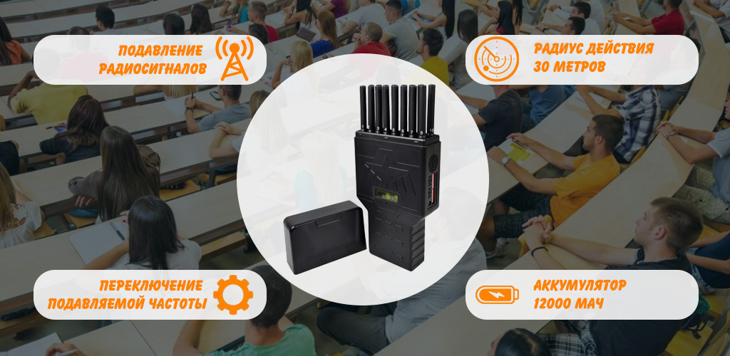 CARCAM SIGNAL JAMMER PS-160N