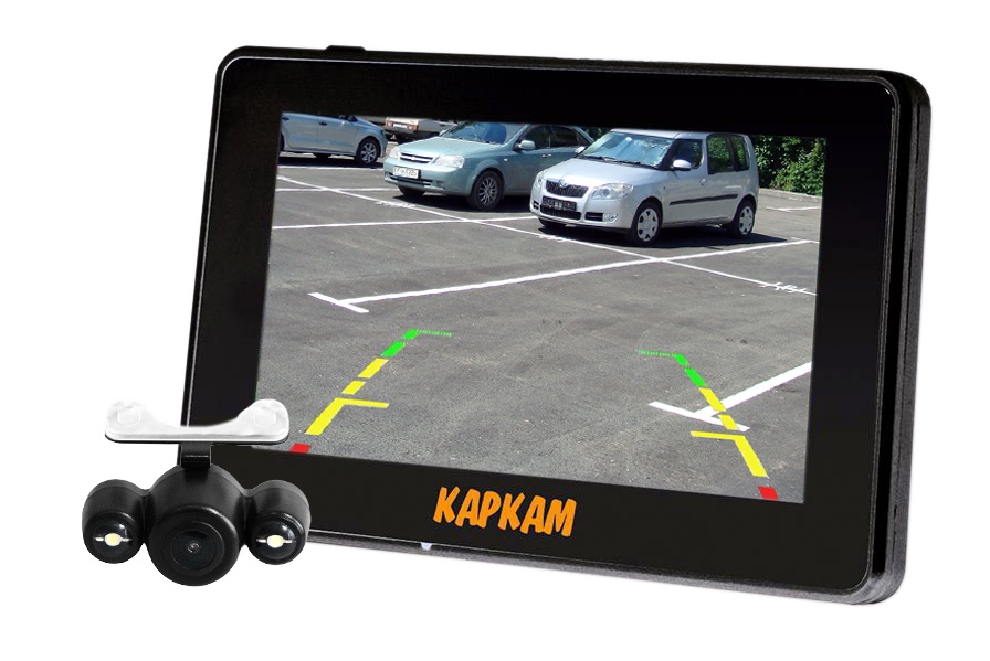 Встроенные парковочные линии дополнительной камеры КАРКАМ АТЛАС