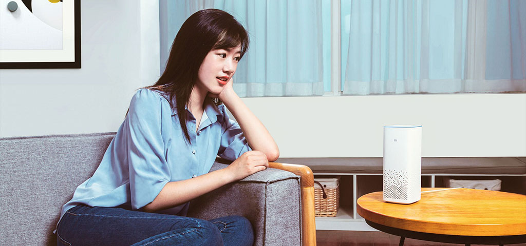 Умная Bluetooth-колонка Xiaomi Mi AI Speaker white - 3 динамика