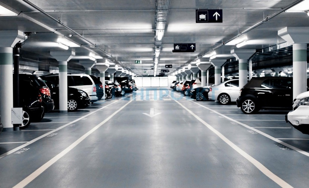 Применение КАРКАМ КАМ-1405 в подземных парковках