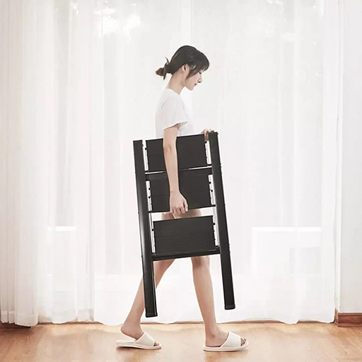 Xiaomi Mr. Bond Herringbone Household Folding Ladder Black pic 2.jpg