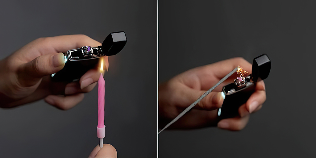 Электронная зажигалка Xiaomi Beebest L200 Black 7.jpg