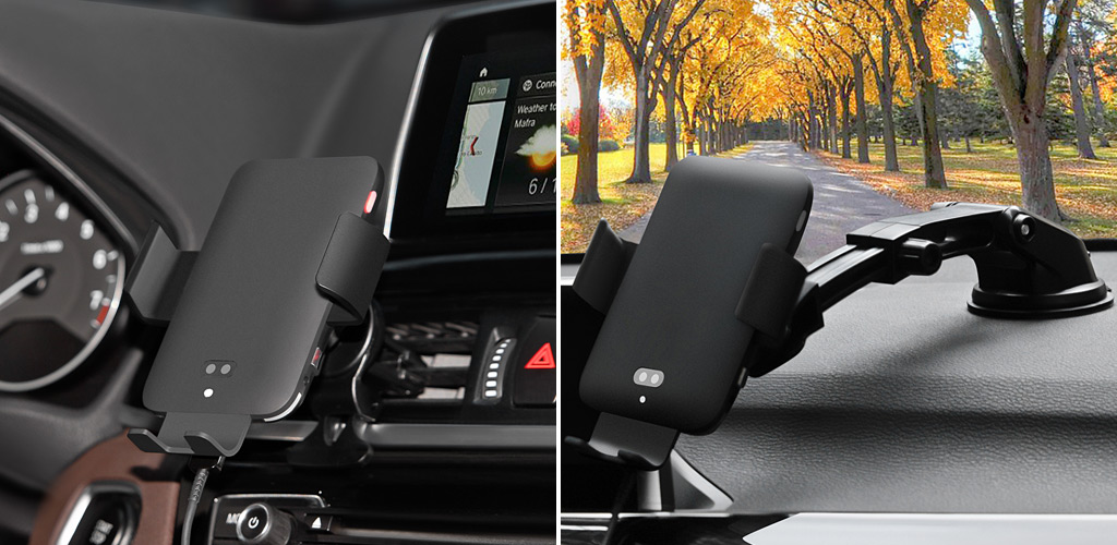 CARCAM CAR WIRELESS CHARGER C12 - 2 крепления