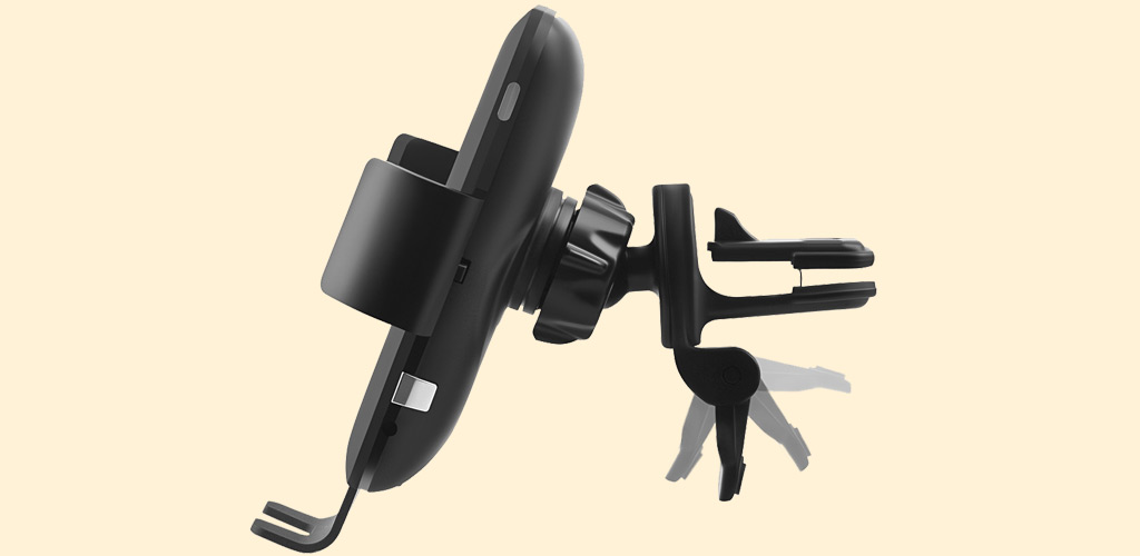 CARCAM CAR WIRELESS CHARGER C12 - ПОВОРОТ НА 360°