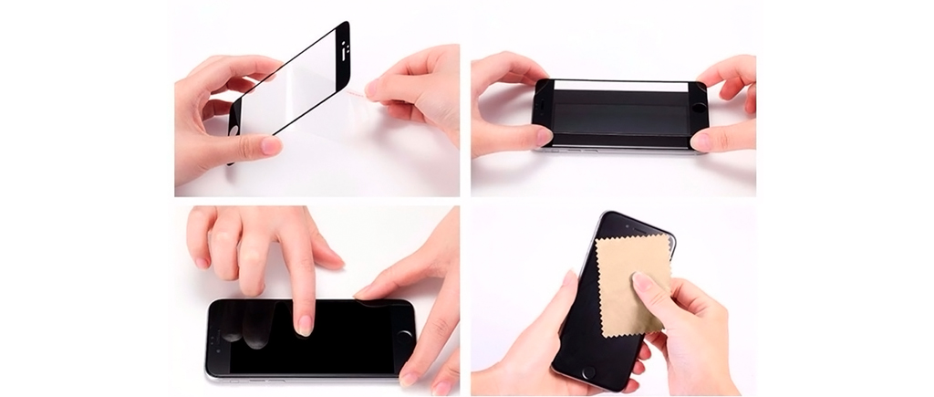 Защитное стекло Iphone 8 Plus 5D 0.33 mm полностью повторяет форму дисплея