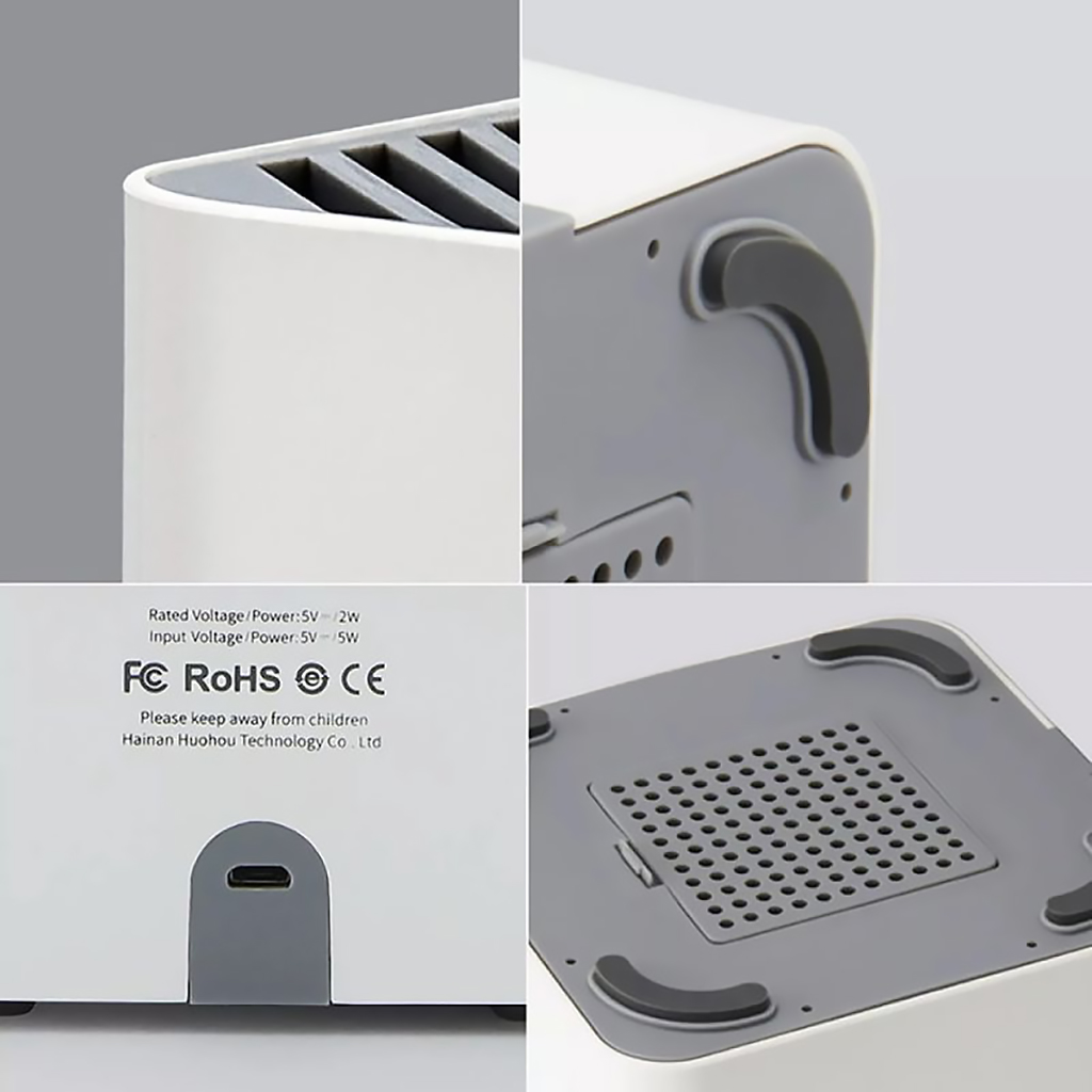 Xiaomi HuoHou UVC Disinfectant Knife Holder (HU0123) надежная установка.jpg