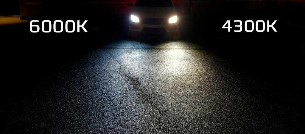 Лампы XENON H7 6000K 35W12V обладают цветовой температурой 6000 К