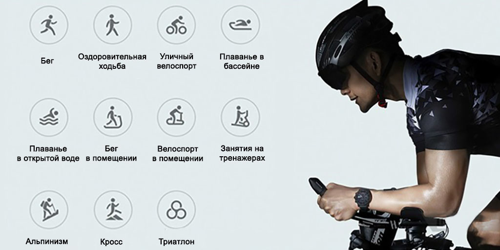 Часы Amazfit Stratos – 11 спортивных режимов