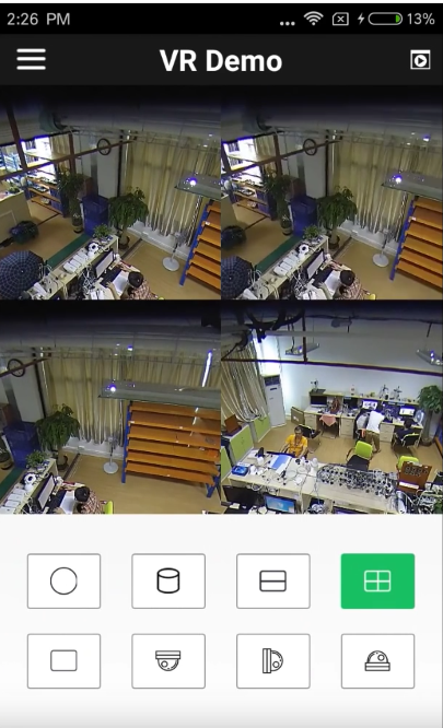 Удобная работа с приложением КАРКАМ КАМ-360 позволяет просматривать видео в разных режимах