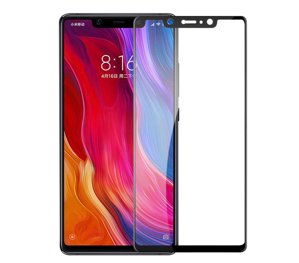 Защитное стекло Xiaomi Mi 8SE с рамкой 9H Full Glue без упаковки2.JPG