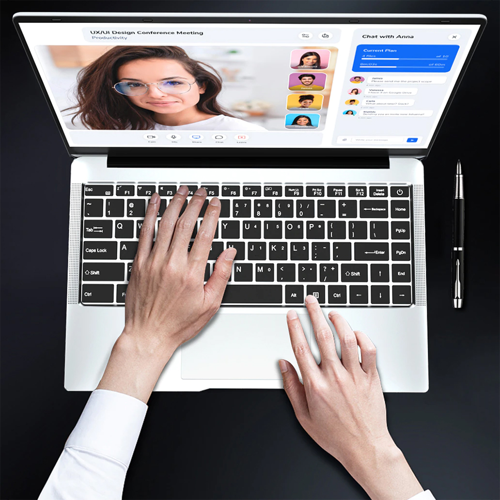 14.1 Notebook Intel J4105 1.5 GHz, RAM 8GB, SSD 256GB, Intel UHD Graphics, WiFi, Bluetooth-crop-keyboard.jpg