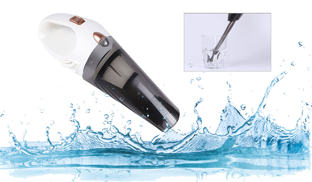 Автомобильный пылесос CARCAM Vacuum-1 white - Сухая и влажная уборка