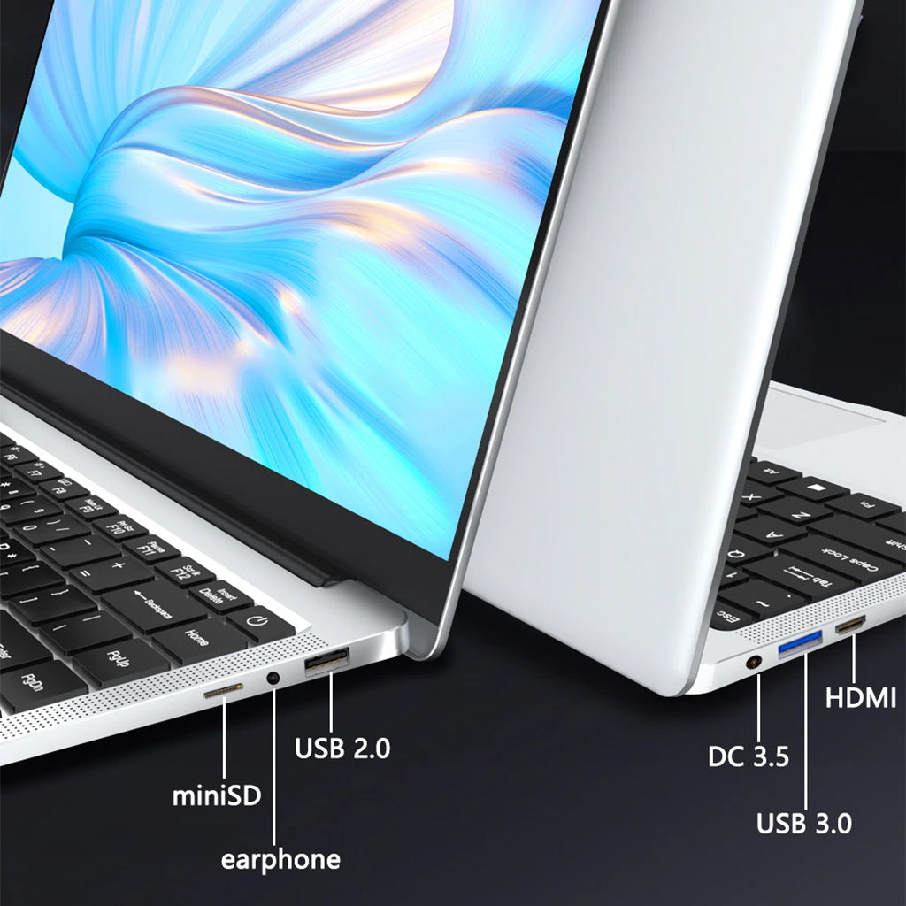 14.1 Notebook Intel J4105 1.5 GHz, RAM 8GB, SSD 256GB, Intel UHD Graphics, WiFi, Bluetooth-crop-ports.jpg