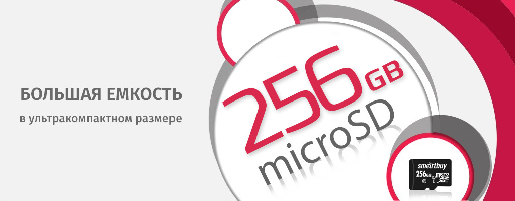 SmartBuy microSDXC 256GB Class 10 U3 Pro