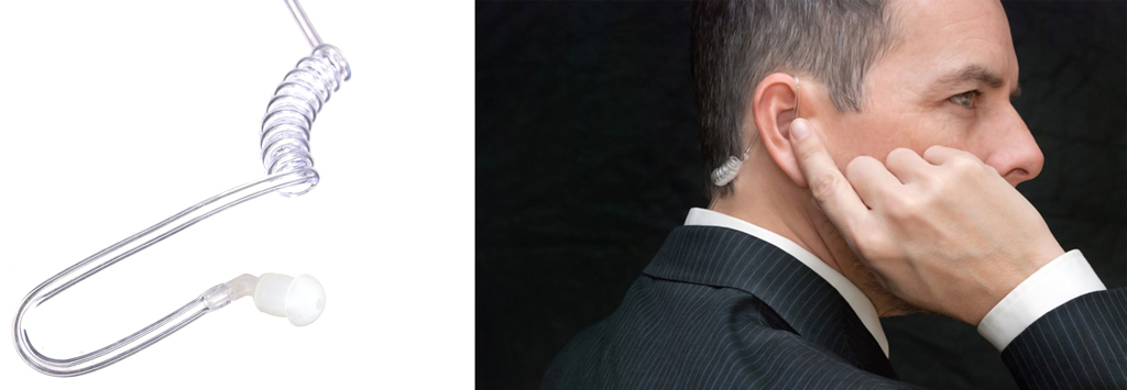 Гарнитура BaoFeng с прозрачным воздуховодом