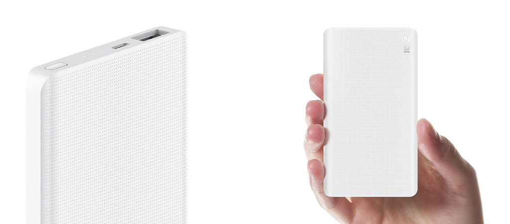 Аккумулятор ZMI Power Bank 5000mAh White - Компактность