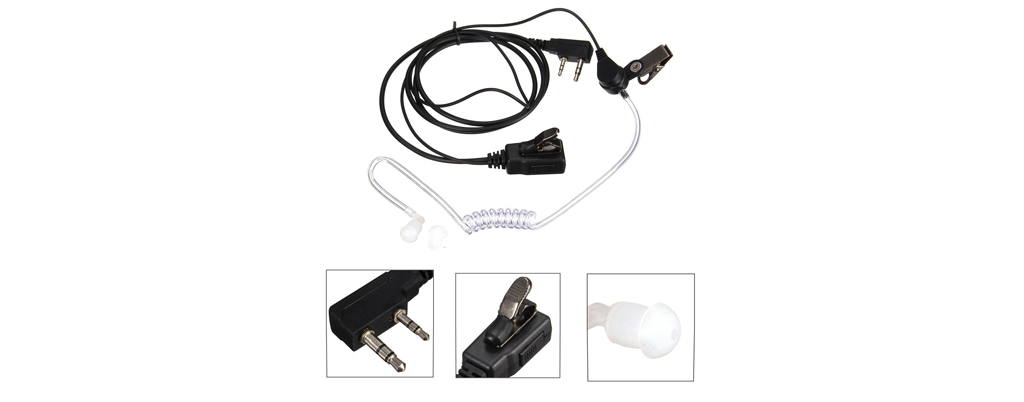 Гарнитура BaoFeng с прозрачным воздуховодом