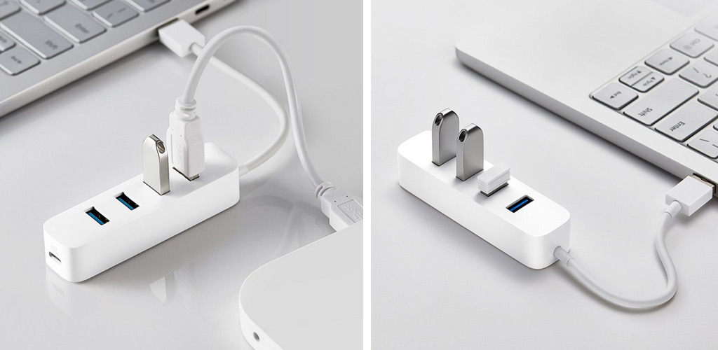 Xiaomi Hub USB 3.0 4 Ports - 5 УСТРОЙСТВ ОДНОВРЕМЕННО