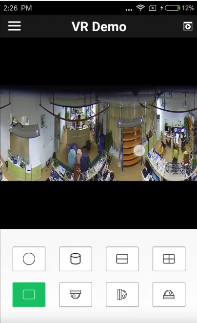 Удобная работа с приложением КАРКАМ КАМ-360 позволяет просматривать видео в разных режимах