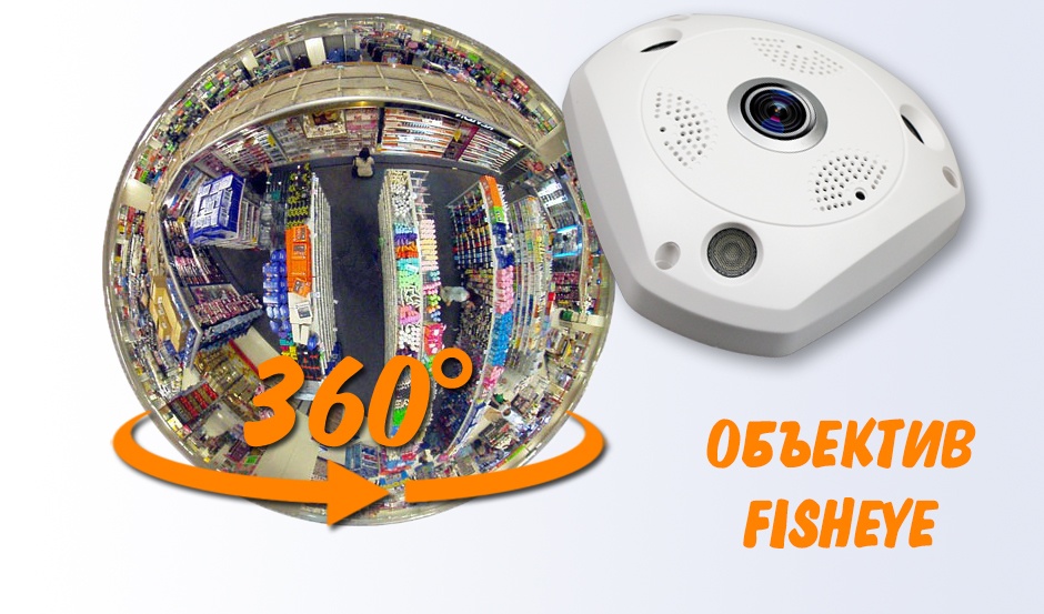 панорамная Wi-Fi IP камера высокого SXGA разрешения КАРКАМ 360VR5