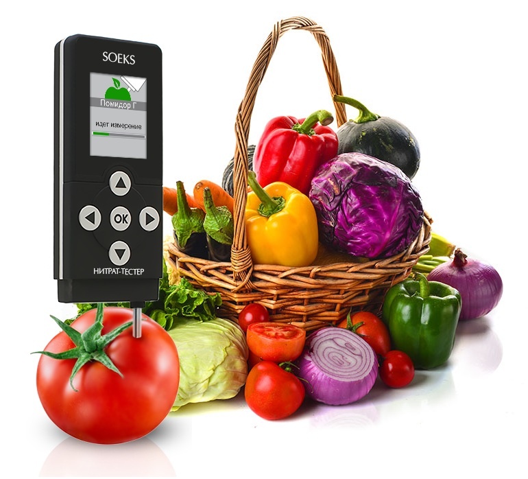 СОЭКС Нитрат-тестер 2 в процессе использования