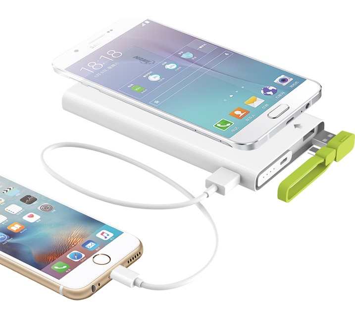 Подключение КАРКАМ Power Bank Х2 к мобильному телефону