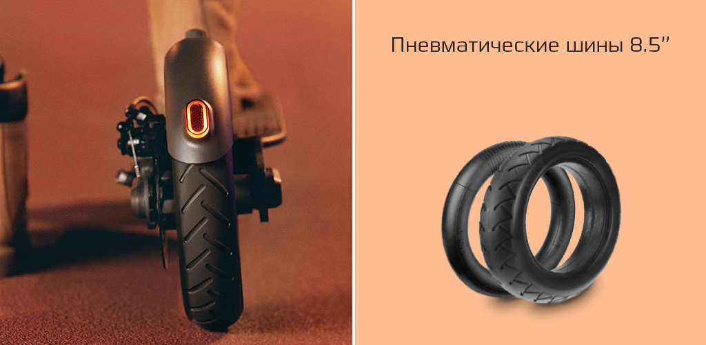 CARCAM Electric Scooter - КОЛЕСА 8.5’