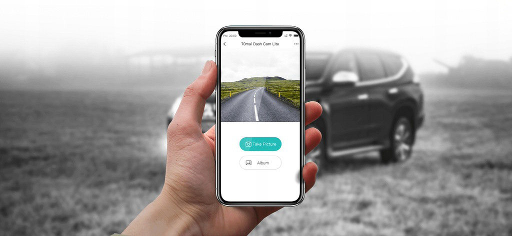 Xiaomi 70mai Rearview Dash Cam Wide (Midrive D07) рус. - МОДУЛЬ WI-FI