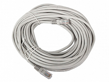Купить Патч-корд Technolink UTP4 cat.5e, 20.0м, литой коннектор, серый